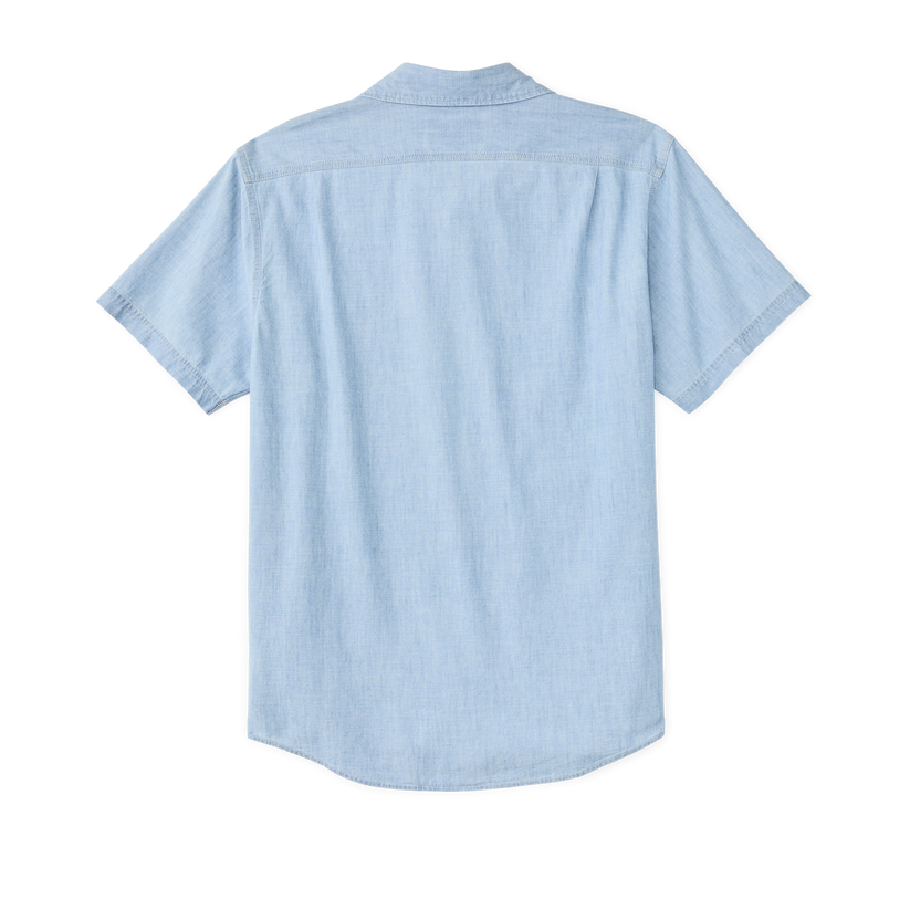 Filson Short Sleeve Chambray Shirt back