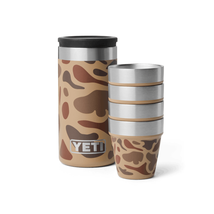 Wetlands Camo Shot Glasses with Case