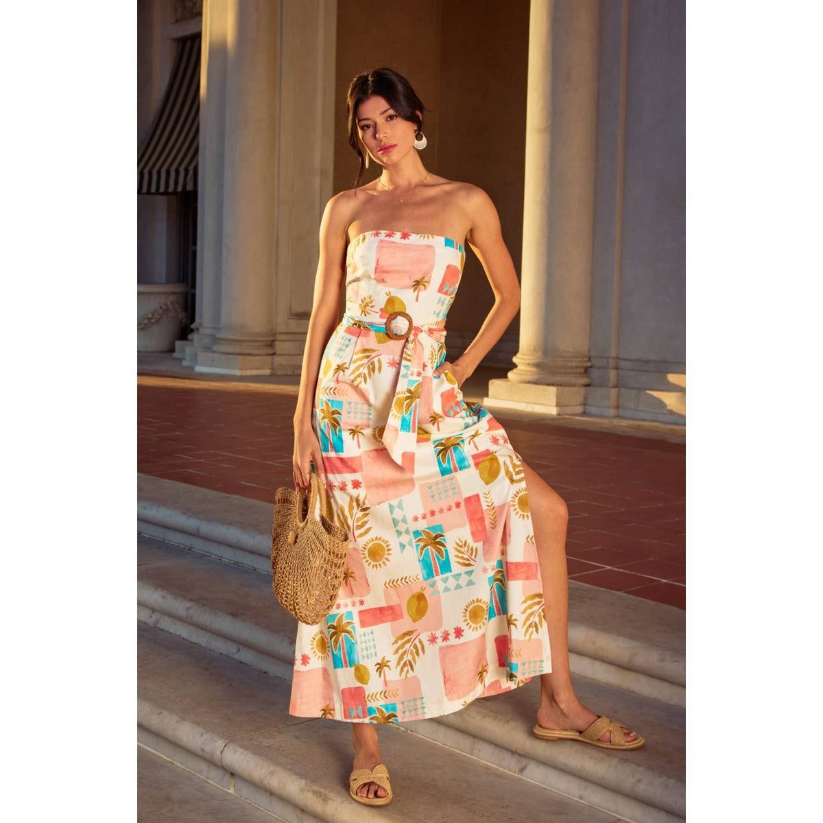 Venice Strapless Maxi Dress
