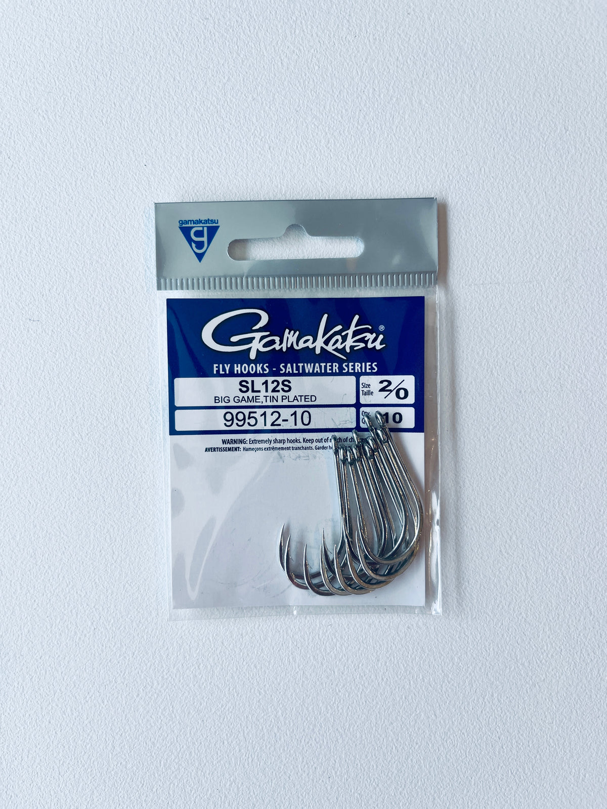 Gamakatsu SL12S Hooks Size 2/0