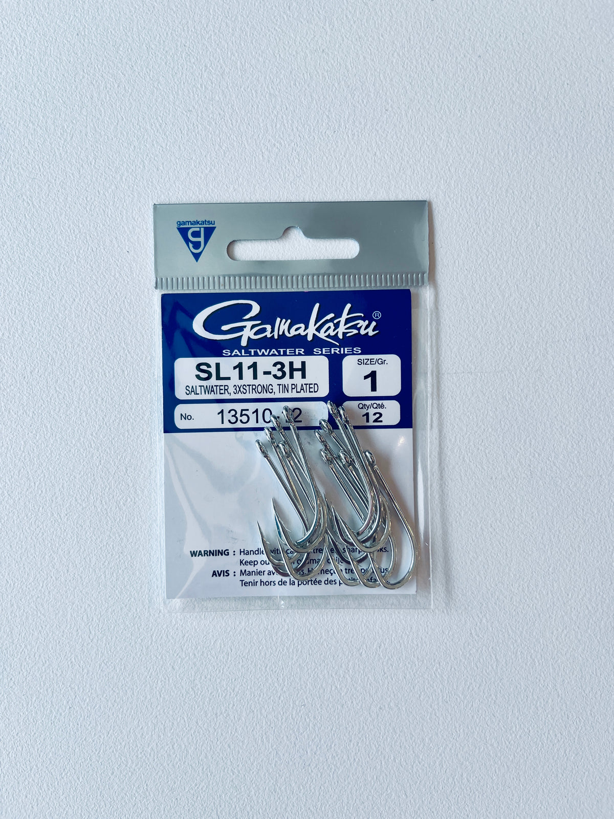 Gamakatsu SL11-3H Hooks Size 1
