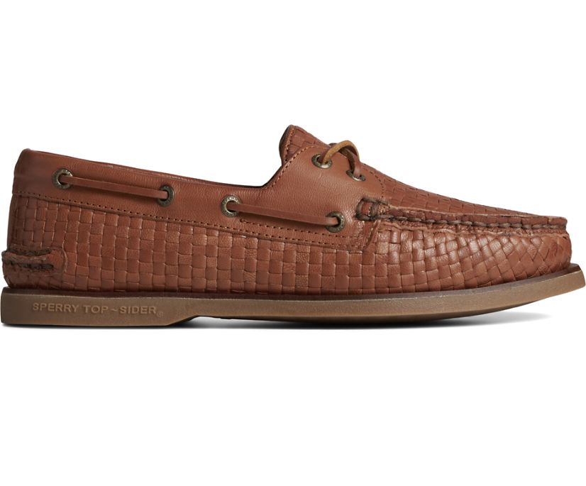 Gold Cup Woven Boat Shoe