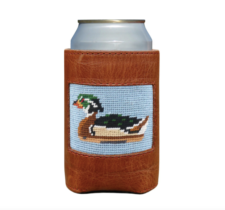 Wood Duck Decoy Can Cooler
