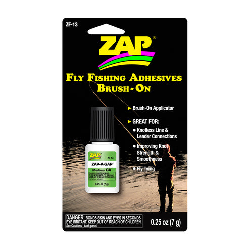 Zap Fly Fishing Adhesive Brush-On 