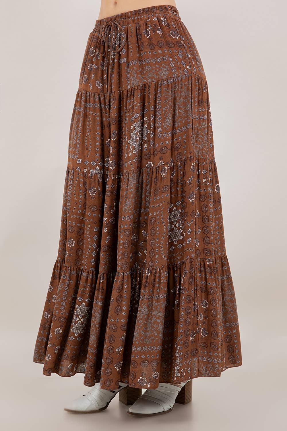 Kissimmee Tiered Maxi Skirt