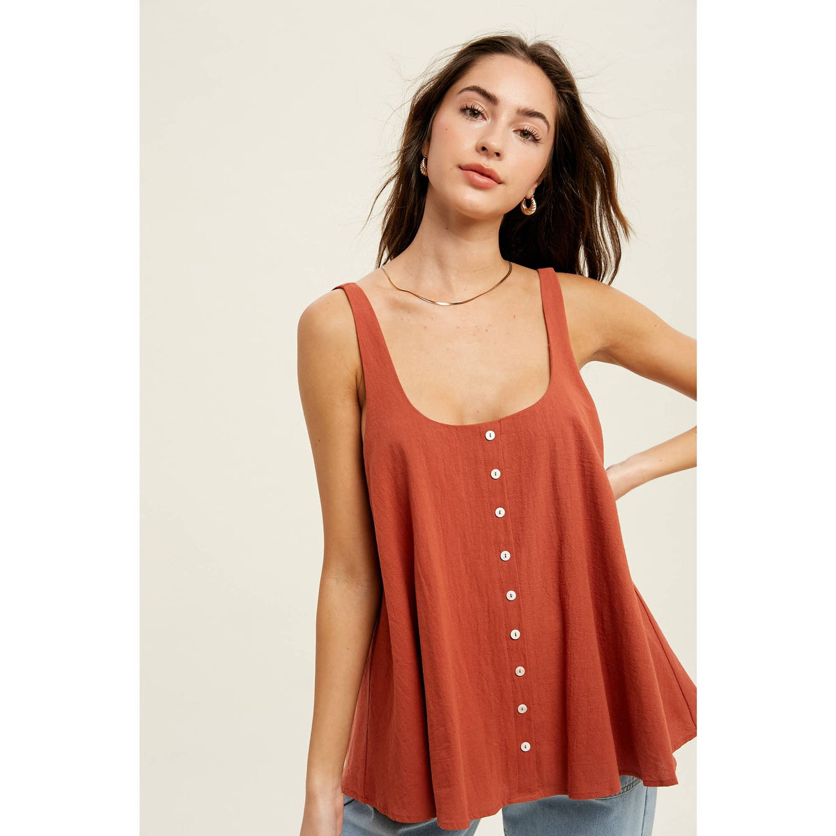 Coastal Breeze Flowy Top