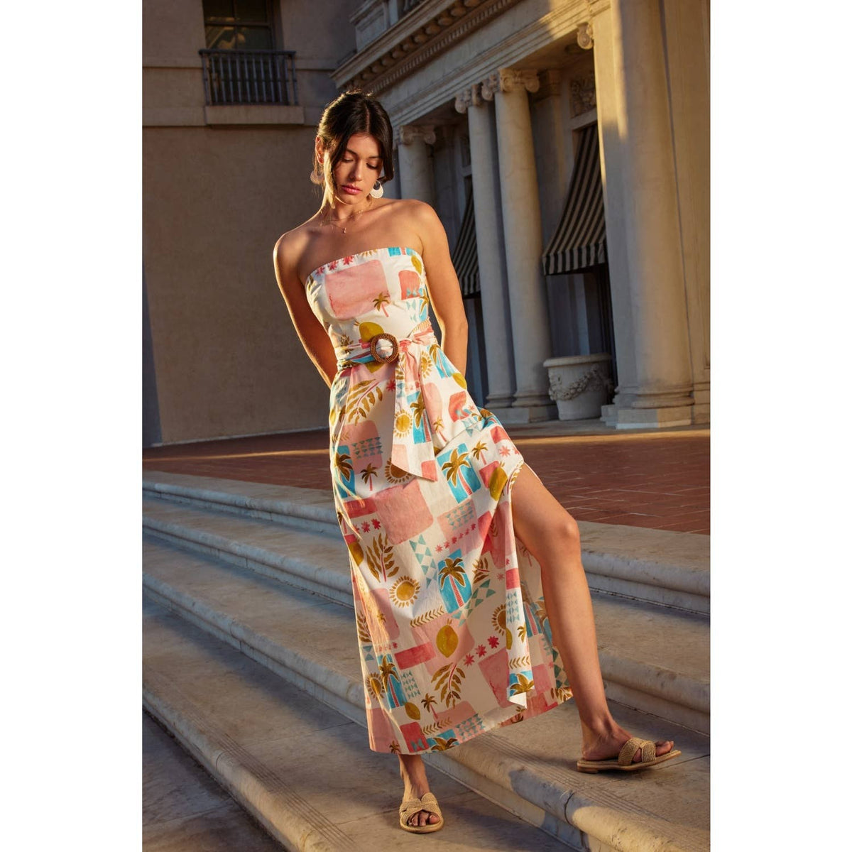 Venice Strapless Maxi Dress