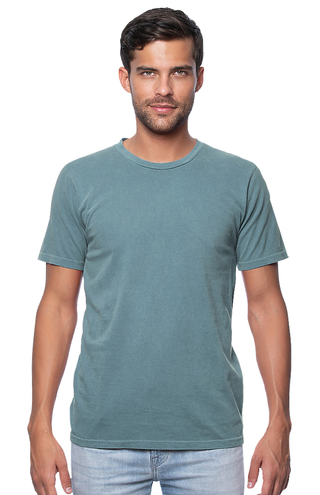 Garment-dyed cotton crewneck T-shirt