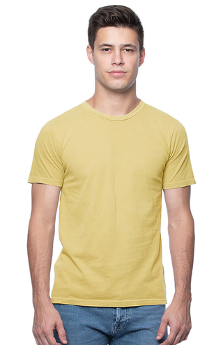 Garment-dyed cotton crewneck T-shirt