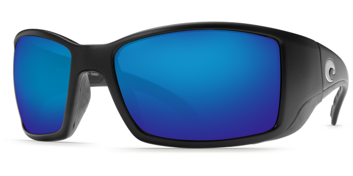 Costa Sunglasses Blackfin Matte Black/Blue Mirror 5