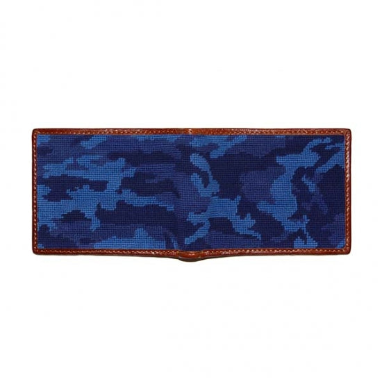 Navy Camo Bi-Fold Wallet